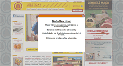 Desktop Screenshot of leseticky.cz